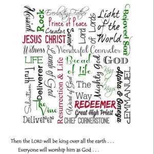 The Biblical Names of Jesus - a truegritt Christian outreach booklet